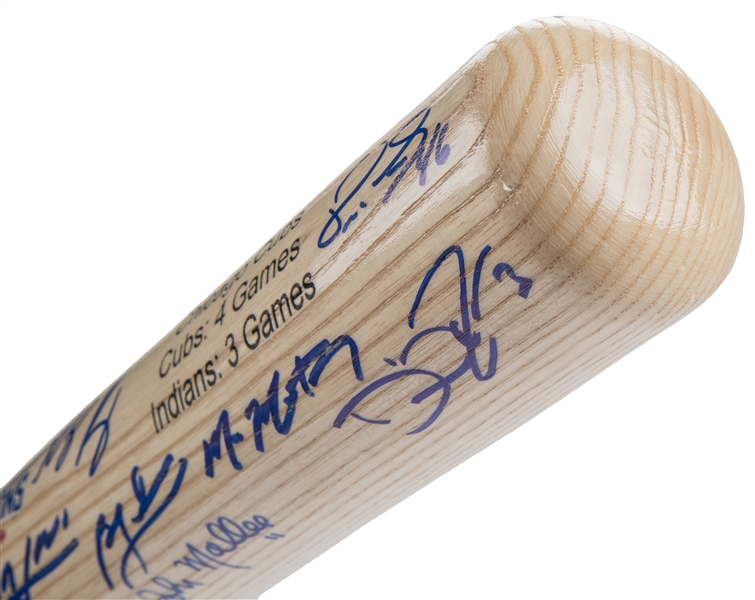 Addison Russell Chicago Cubs Signed Autograph Baseball Bat Limited