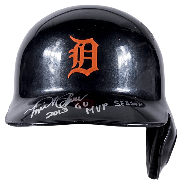 Lot Detail - 2013 Miguel Cabrera Game Used, Signed & Inscribed Detroit  Tigers Road Batting Helmet Photo Matched to 8 Games & 7 Home Runs (MLB  Authenticated, JSA & Resolution Photomatching)