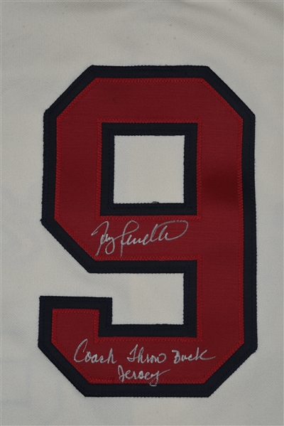 Terry Pendleton Signed Atlanta Braves Souvenir MLB Baseball Batting Helmet  w/COA