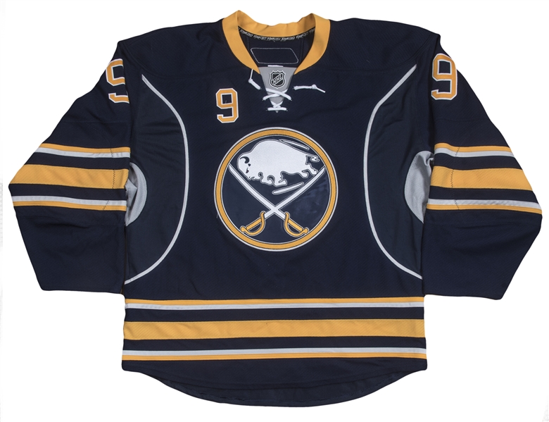 Reebok Evander Kane Buffalo Sabres NHL Navy Blue Official Premier Home  Jersey for Men (S)