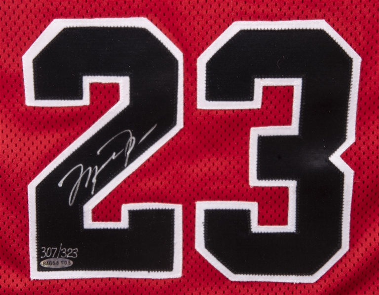 Michael Jordan Signed Chicago Bulls 1991-1992 Back To Back Champs Jersey  UDA COA