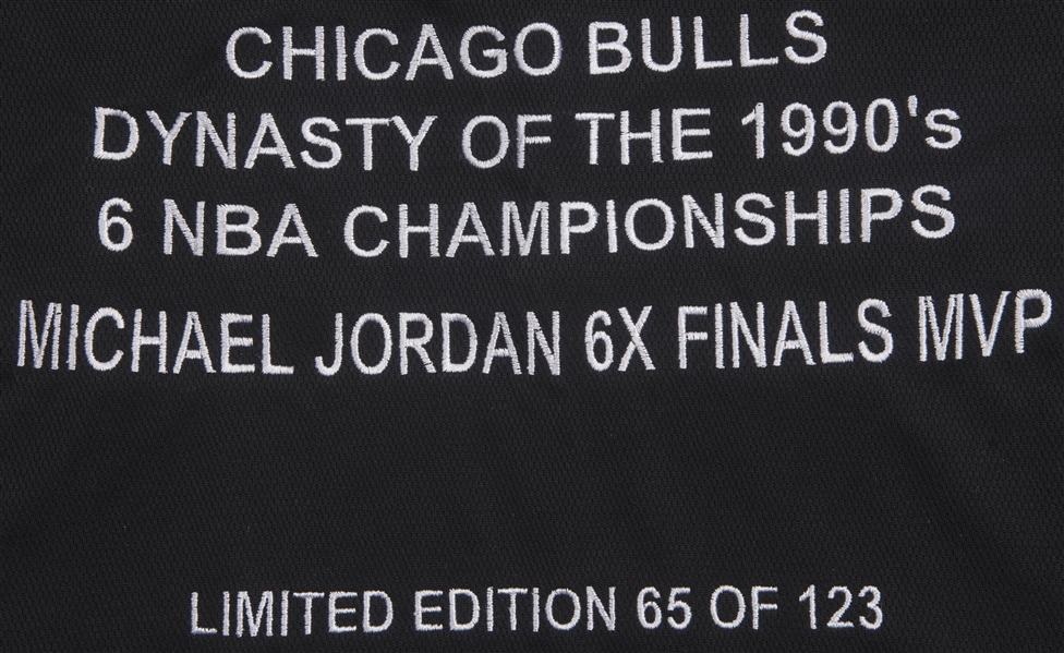 Michael Jordan Autographed Red Chicago Bulls Jersey - 6x Champs