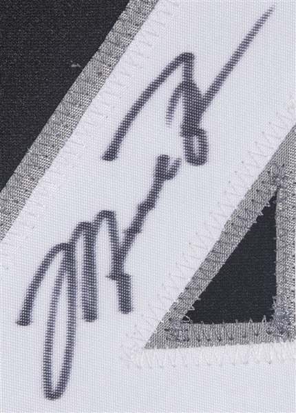 Michael Jordan Chicago Bulls Upper Deck Autographed Black Nike Jersey with  Retirement Season Embroidered - UDA