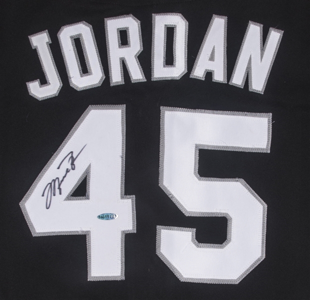 michael jordan 45 white sox jersey
