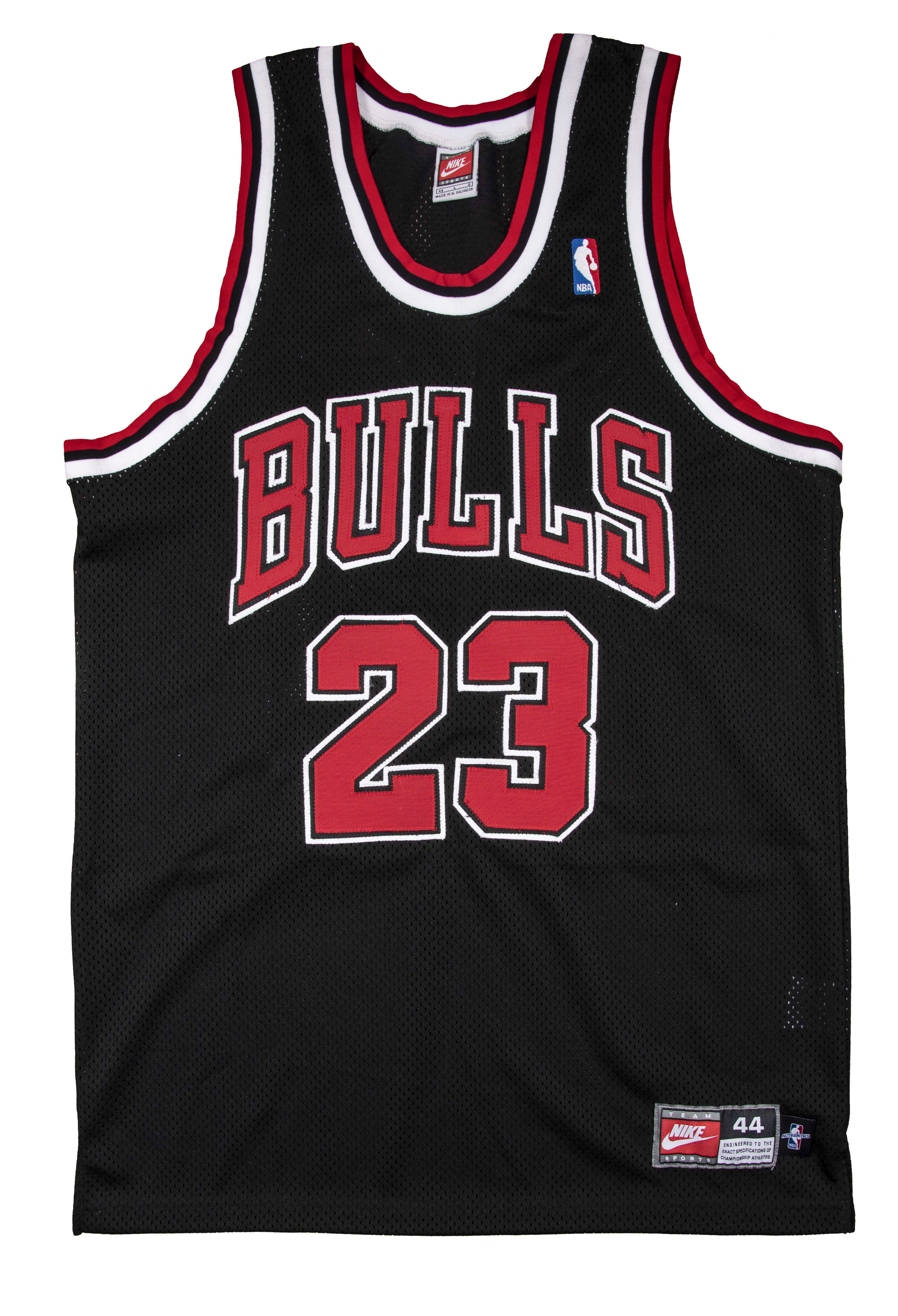Lot Detail - Michael Jordan Signed Chicago Bulls Black Alternate Jersey (UDA)