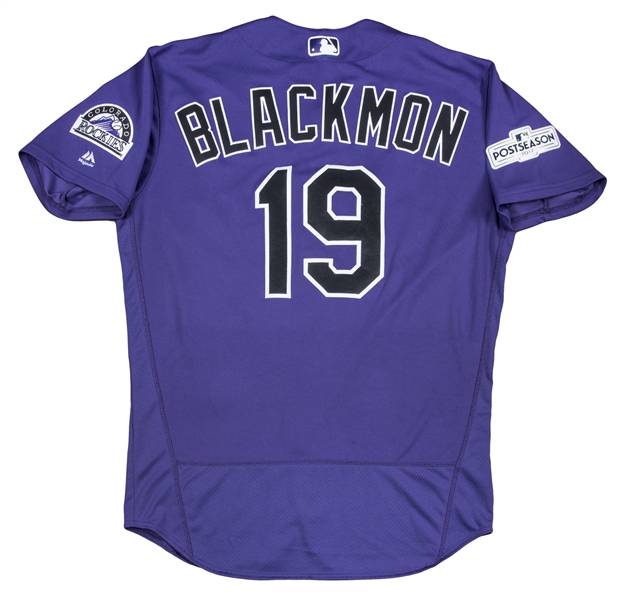 Colorado Rockies 2019 Game-Used Jersey: Charlie Blackmon