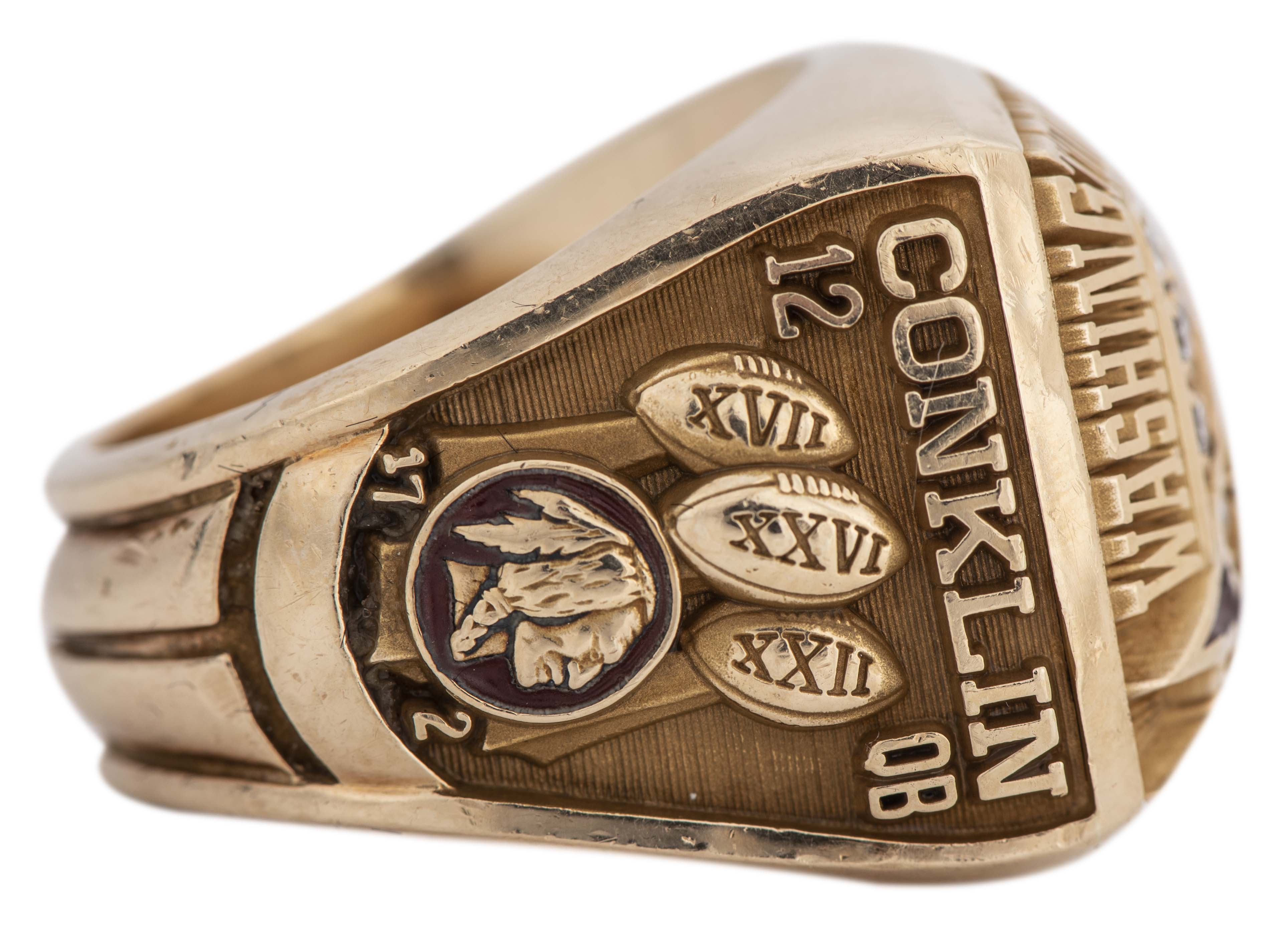 Lot Detail - 1991 Washington Redskins Super Bowl XXVI Player Ring With ...