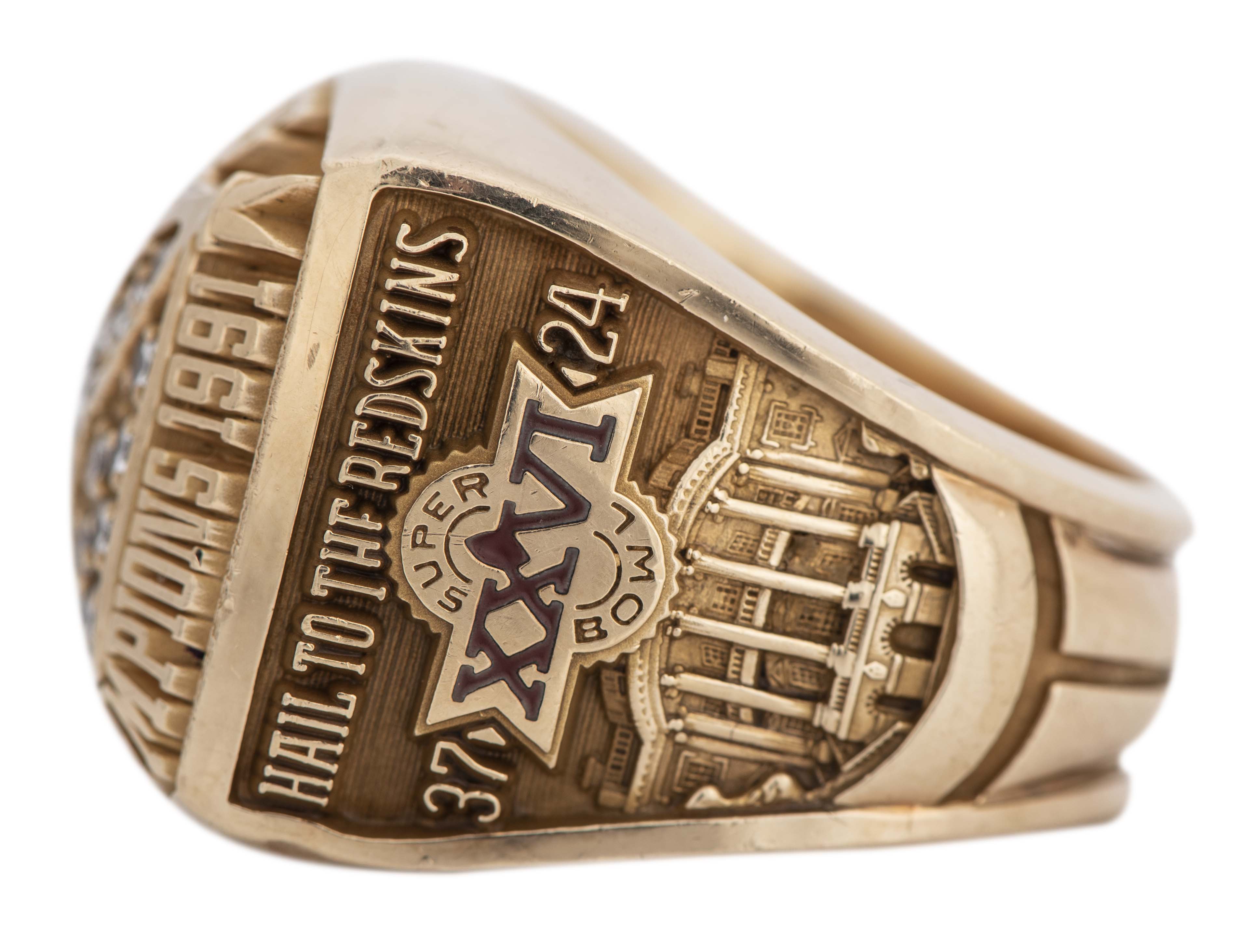 Lot Detail - 1991 Washington Redskins Super Bowl XXVI Player Ring With ...