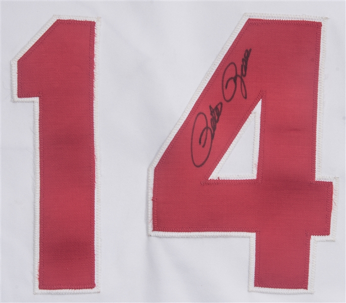 Lot Detail - 1985 Pete Rose Game Used & Signed Cincinnati Reds Road Jersey  (Sports Investors Authentication & JSA)