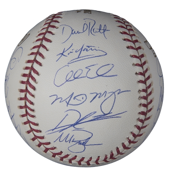David Ortiz & Manny Ramirez Signed Autographed 2004 World Series