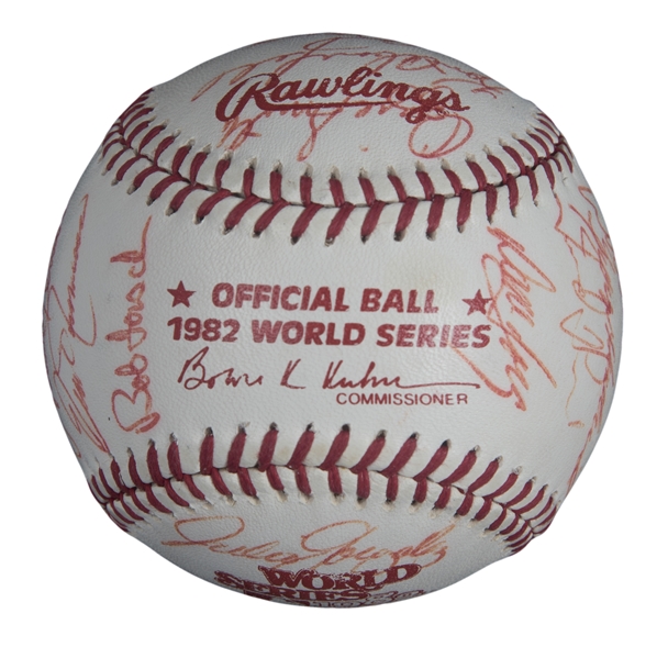Whitey Herzog St Louis Cardinals Autographed 1982 World Series Basebal –  Fan Cave