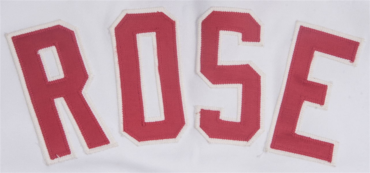 1984-86 Pete Rose Game Worn Cincinnati Reds Jersey.  Baseball, Lot  #81950