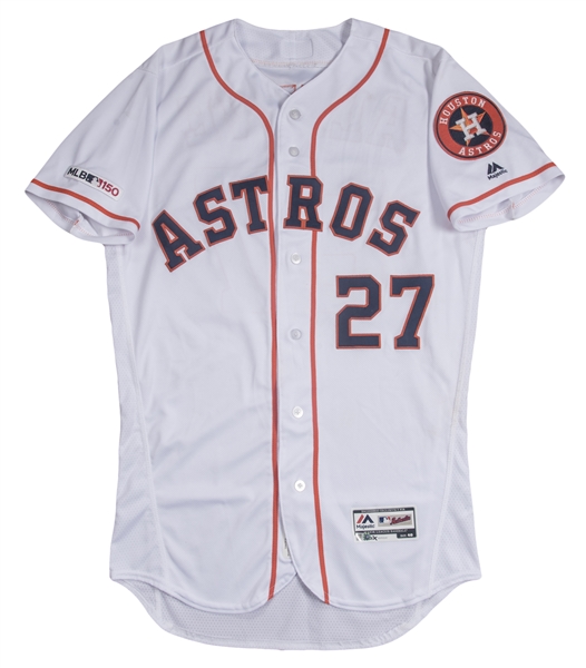 pink and white astros jersey