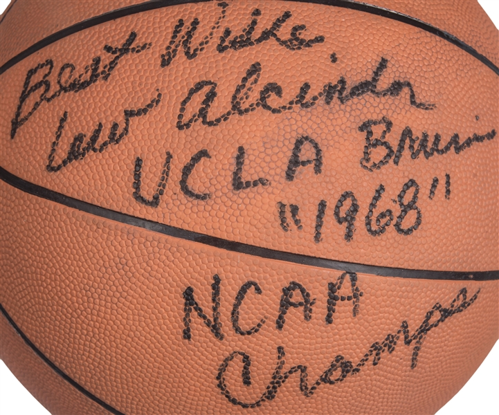 1967 Lew Alcindor Signed UCLA Basketball Program. The career