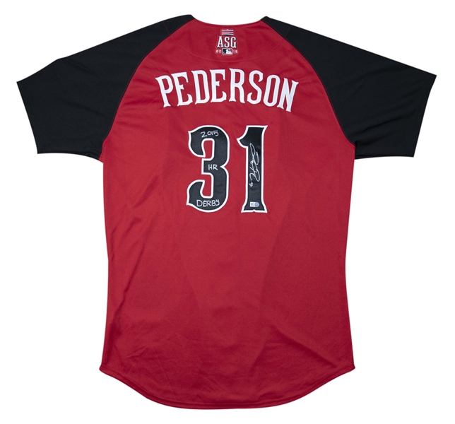 Joc Pederson Game-Used Home - Home Run Jersey
