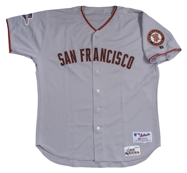 Lot Detail - 2002 Barry Bonds San Francisco Giants Game-Used Friday Night  Special Home Jersey