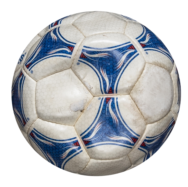 OFFICIAL MATCH BALL OF THE FIFA WORLD CUP 1998 Stock Photo - Alamy