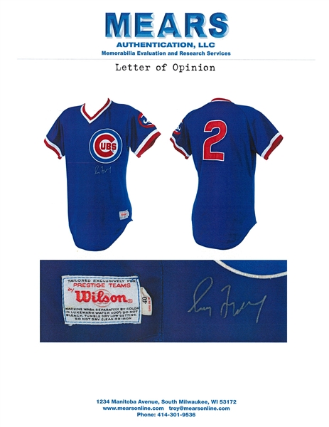 Lot Detail - 1988 Greg Maddux Chicago Cubs Clubhouse Signed Home Jersey  (MEARS LOA)