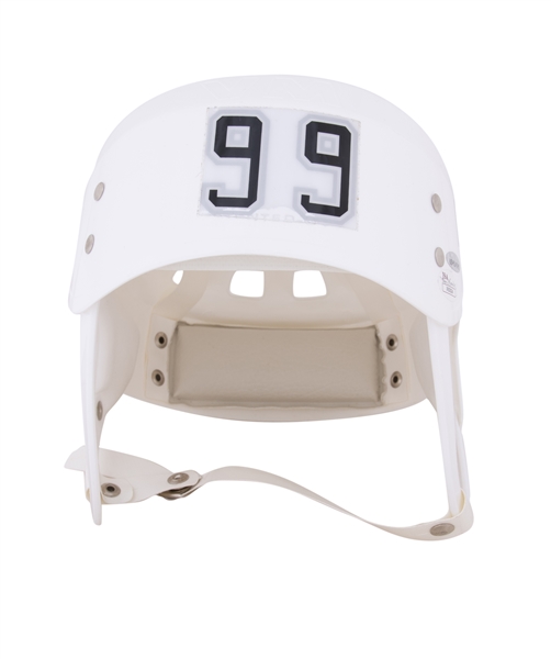 Wayne Gretzky Signed Los Angeles Kings Game Model JOFA Hockey Helmet U —  Showpieces Sports