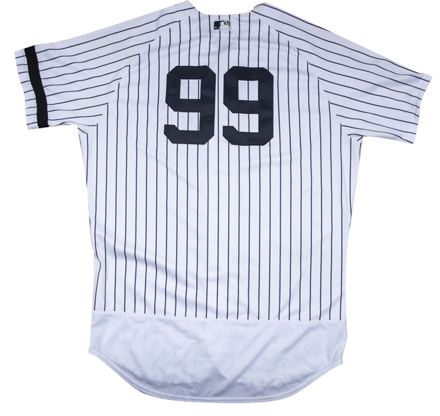 2017 Aaron Judge Mother's Day Game Worn New York Yankees Jersey
