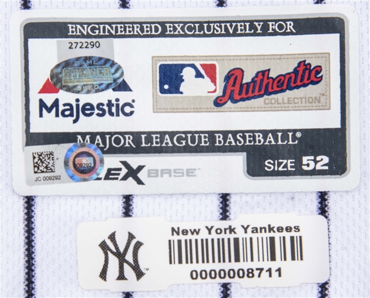 Lot Detail - 2017 Aaron Judge Game Used Rookie New York Yankees Home Jersey  Photo Matched To 9/28/17 For Season Home Run #51 - Career Home Run #55 (MLB  Auth, Yankees-Steiner, Sports Investors)