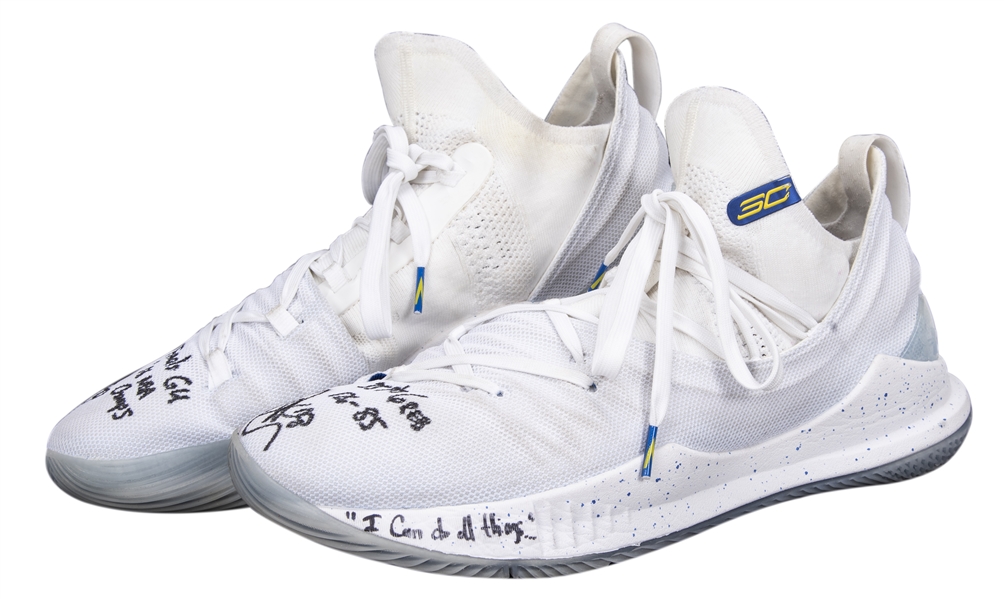 Lot Detail - STEPHEN CURRY LOT OF (4) SIGNED & INSCRIBED ITEMS