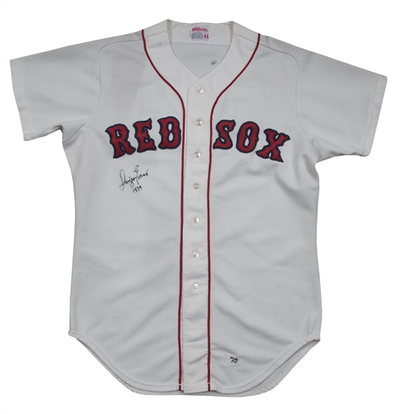 1978, 1981, 1987 JSA COA Dwight Evans Autographed Signed Red Sox Jersey 3 All-Star