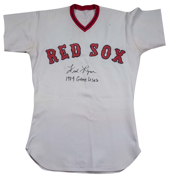 Lot Detail - 1974 Fred Lynn Minor League Game Used & Signed Pawtucket Red  Sox Road Jersey (Sports Investors Authentication & Beckett)