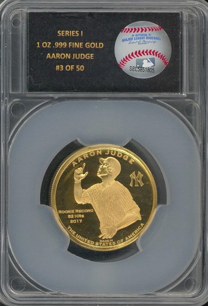 AARON JUDGE Fresno State 2013 Rookie Gold Baseball Card by Rookie