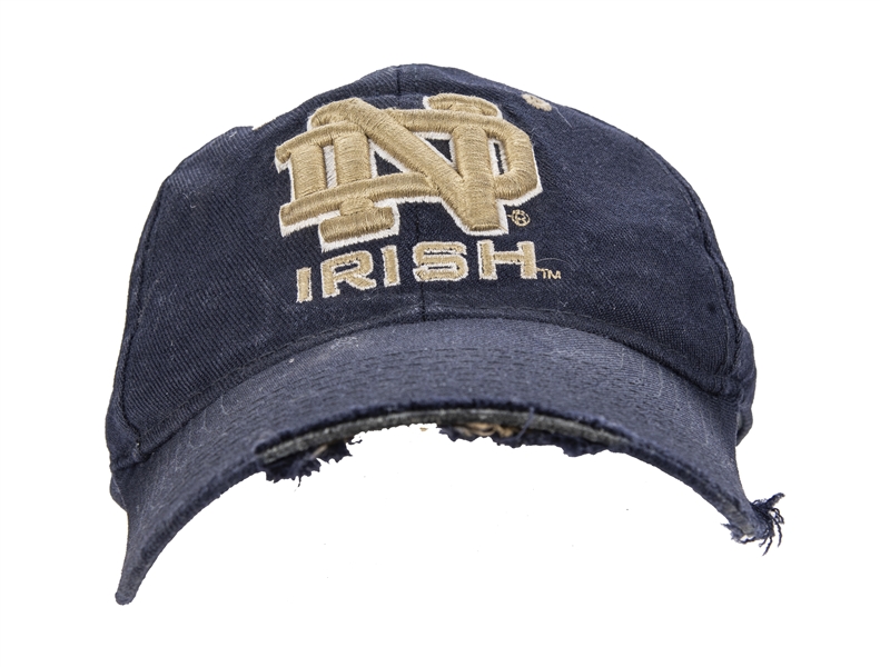 Lot Detail - LeBron James Signed Notre Dame Fighting Irish Hat from St.  Vincent St. Mary's High School Inscribed 8-24-01 (Beckett)