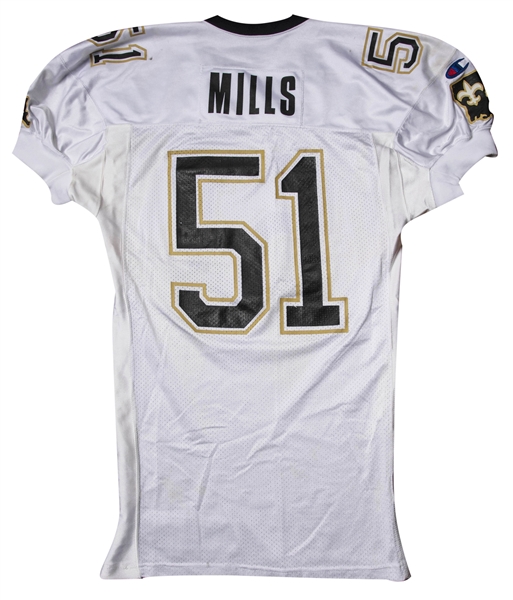 Lot Detail - 1994 Sam Mills Game Used New Orleans Saints Road Jersey Photo  Matched To 11/20/1994