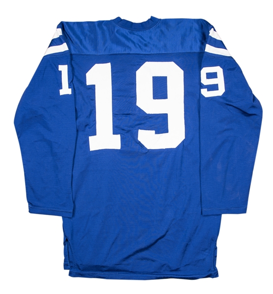 Lot Detail - 1969 Johnny Unitas Game Used Baltimore Colts Home ...