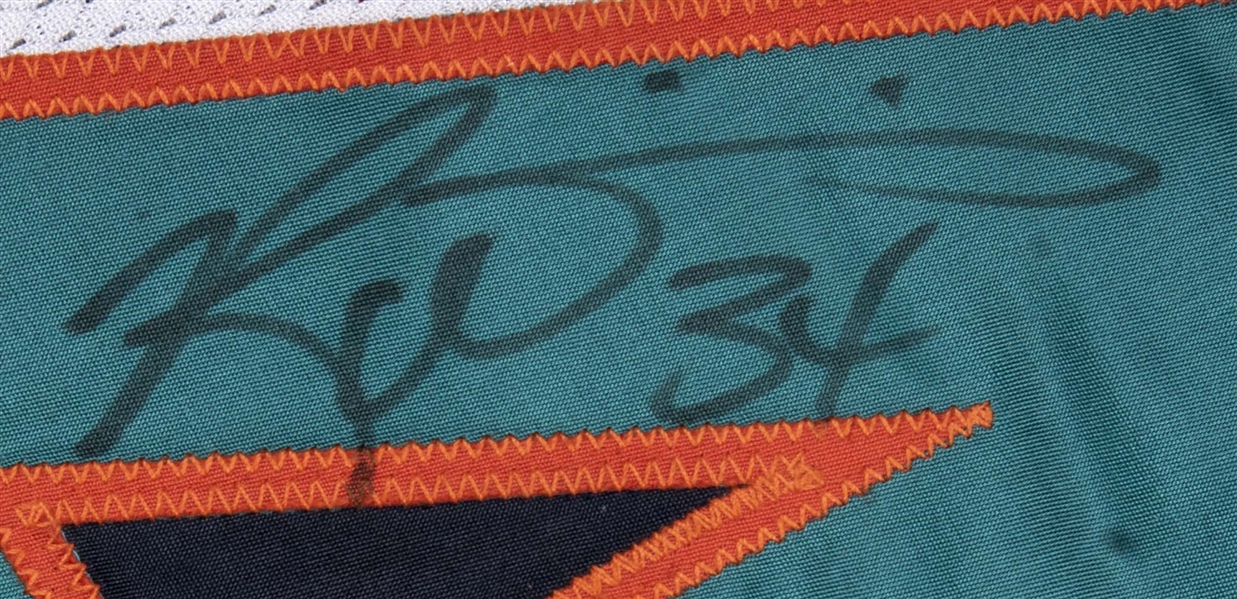 2002 Ricky Williams Game Worn, Signed & Unwashed Miami Dolphins