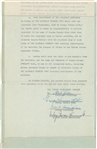 1947 Babe Ruth Full Name Signed Publishing Contract For "The Babe Ruth Story" (PSA/DNA & SGC)