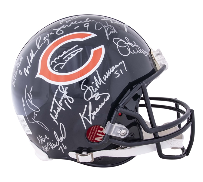1985 chicago bears signed helmet
