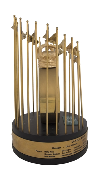 Lot Detail - 1972 Oakland A's World Series Trophy Presented to