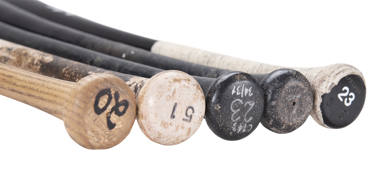  James Loney Signed Game Used Trinity Baseball Bat