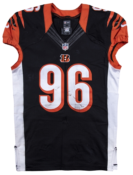 bengals game used jersey