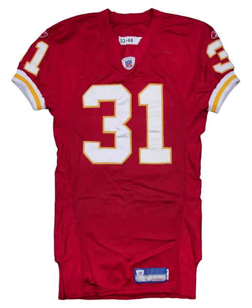 Lot Detail - 2003 Priest Holmes Game Used Kansas City Chiefs Home