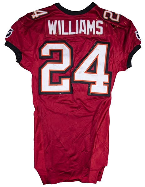 williams game worn jersey