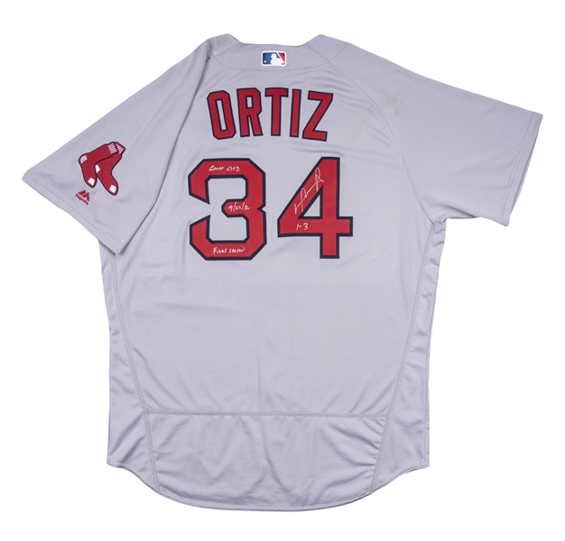 David Ortiz #34 Boston Red Sox Majestic Name and Number T-Shirt