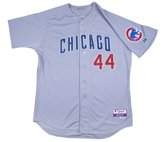 Lot Detail - 2012 Anthony Rizzo Game Used Chicago Cubs Road Jersey (Cubs  LOA)