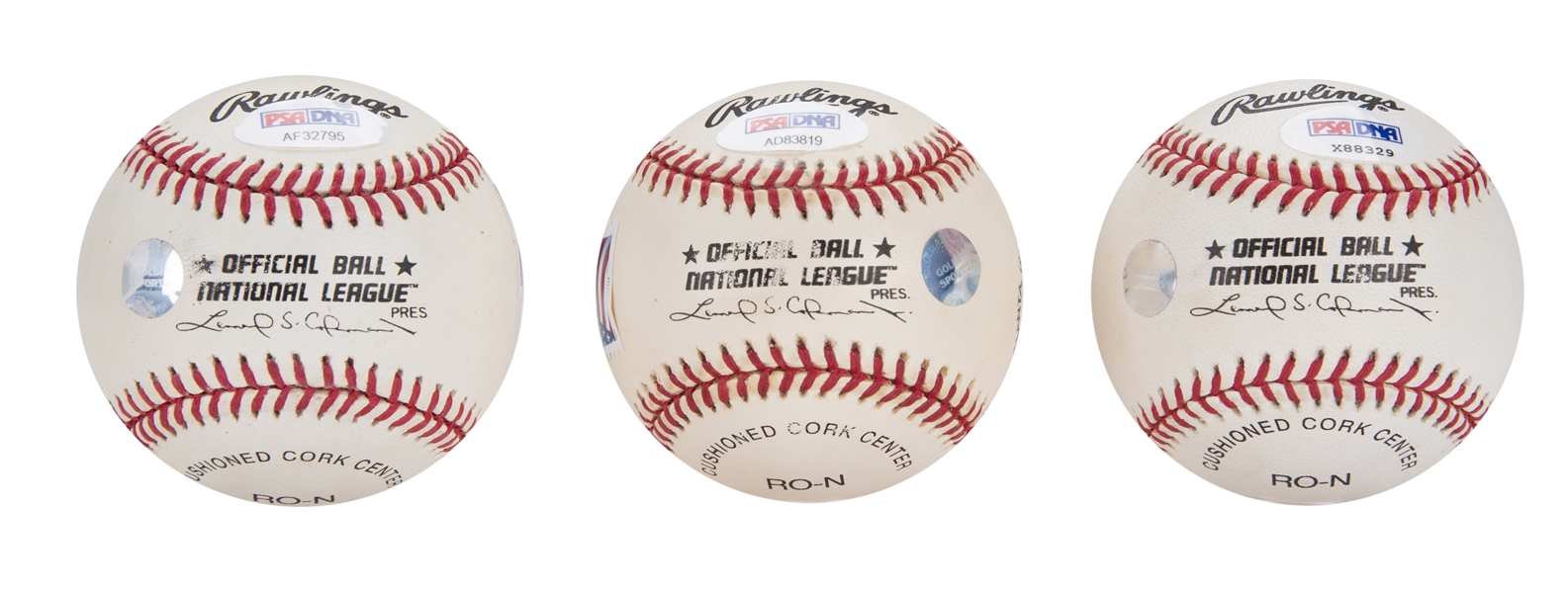 Hank Aaron Autographed Ball - Official National League PSA DNA COA