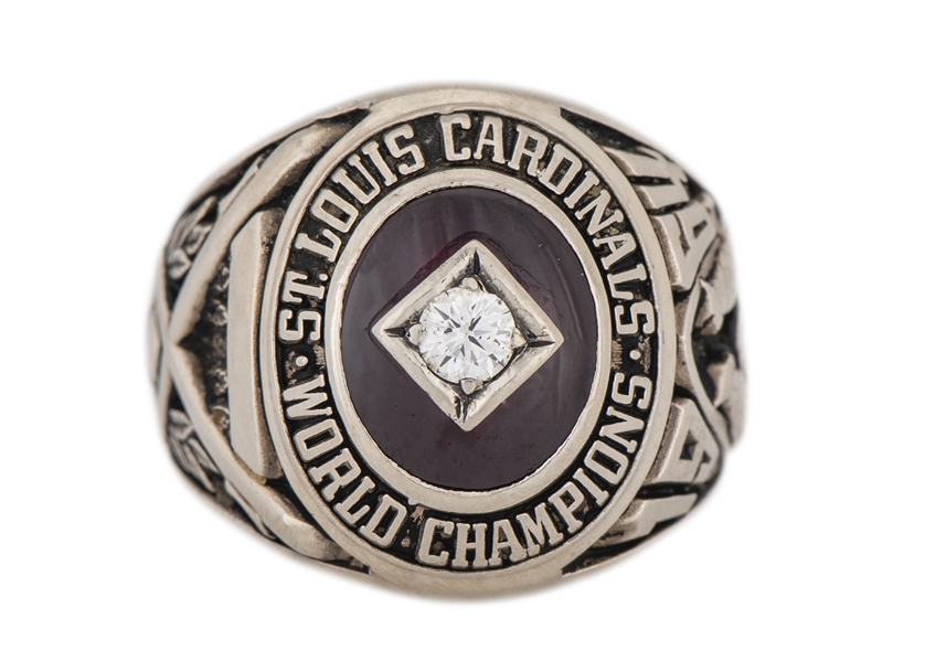 Lot Detail - 1964 St. Louis Cardinals World Series Championship Ring  (Burbrink Family LOA)