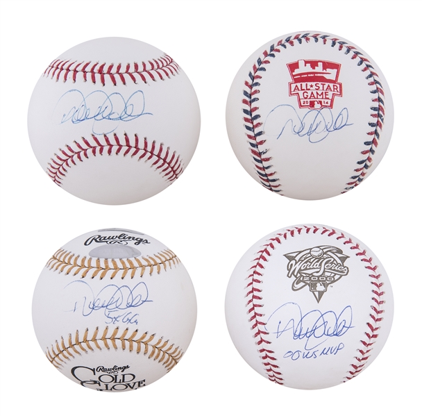 Derek Jeter Autographed 2000 All-Star Game Baseball