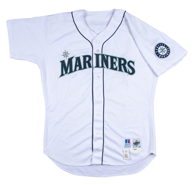 Lot Detail - 1996 Alex Rodriguez Game-Used Autographed Mariners Road Jersey  Worn During the Season of His Only Batting Title