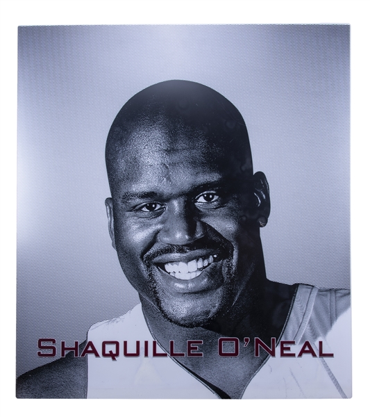 Basketball Shaquille O'Neal Gold or Silver Plaque Career 200x80mm 