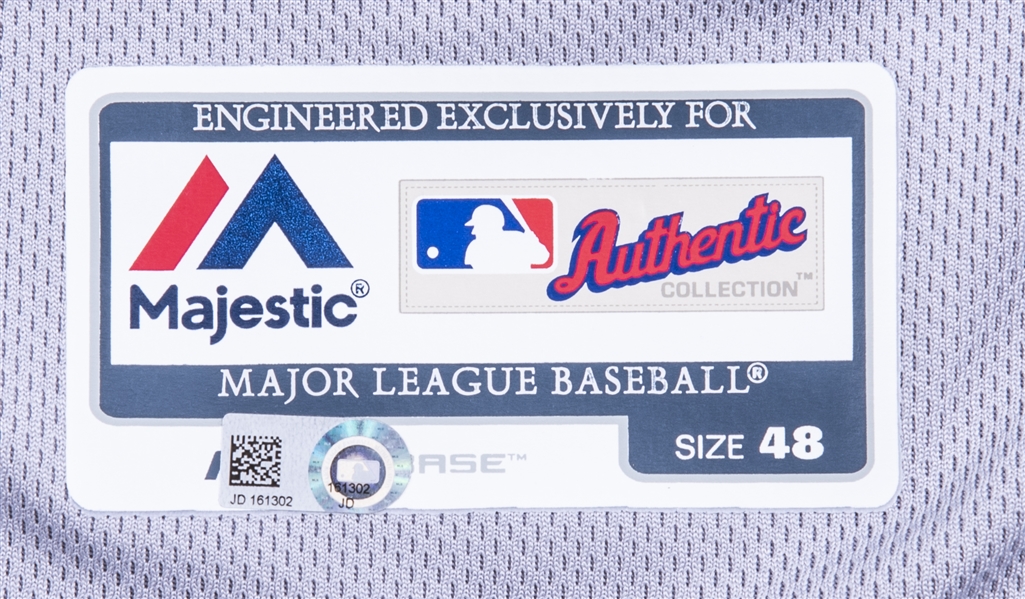 Lot Detail - 2018 Justin Verlander Postseason Game Used Houston Astros Road  Jersey Used For ALCS Game 1 on 10/13/18 (MLB Authenticated)