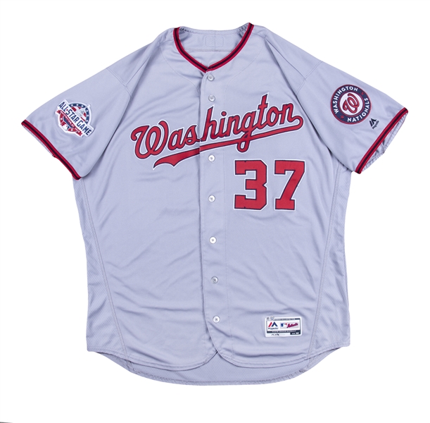 Lot Detail - 2018 Stephen Strasburg Game Used Washington Nationals Road  Jersey Photo Matched To 2 Games (MLB Authenticated & Sports Investors)