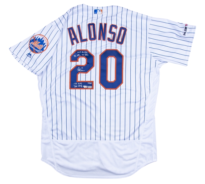 Pete Alonso New York Mets Fanatics Authentic Autographed White